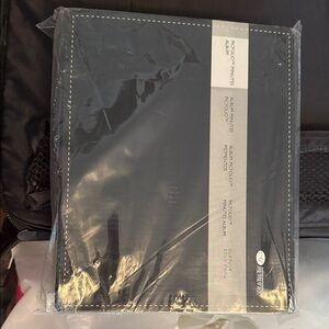 Creative Memories Black Album with White Stitching